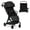 Raven Black, variant on Britax® Juniper™+ Compact Stroller With One-Hand RapidFold™, Infant Car Seat Compatible — Teak