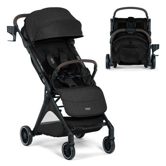 Britax® Juniper™  Compact Stroller With One-Hand RapidFold™, Infant Car Seat Compatible — Raven Black