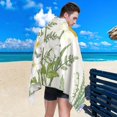thumbnail image 5 of Vintage Floral Meadow A Spring Flowers Beach Towel 31" x 71", Quick Dry Bath Towel Super Absorbent Lightweight Travel Towel for Beach Yoga Swim Sport Camping Holiday, 5 of 7