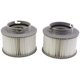 thumbnail image 1 of Cartuchos de filtro de piscina de repuesto, cartuchos de filtro, colador para piscina de jacuzzi de burbujas (2 piezas), gris, estándar, 1 of 5