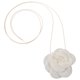 thumbnail image 2 of Gargantilla de rosas, gargantilla de rosas grandes, cadena para el cuello, collar de flores de tela, 2 of 6