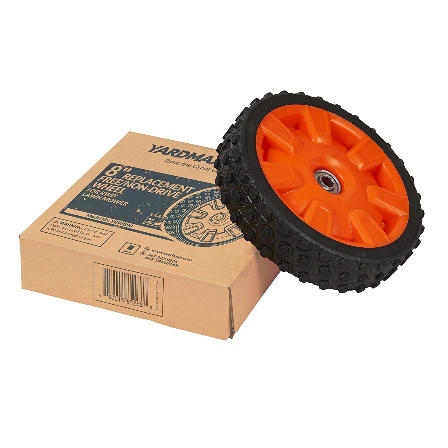 8 in Replacement Free/Non-Drive Wheel for RWD lawn mower