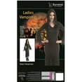 thumbnail image 3 of Morticia Vampire Costume for Adults Women Halloween Party Cosplay Accessories, Black Gothic Vampire Mistress Dress Outfit, Size X Large, 3 of 5