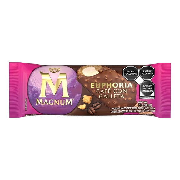 Paleta helada Holanda Magnum Euphoria café 90 ml