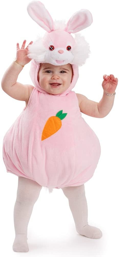 0-3 Months, White Infant Newborn Baby Boys Girls Cartoon Carrot Long Sleeve Romper Jumsuit Bodysuit Outfits with Rrabbit Ears Headband,0-18 Months Baby 