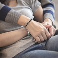 thumbnail image 4 of 2 pulseras Yin Yang a juego Ajustables D'amiti, Relation, Petit Ami Petite Amie Et De Meilleur Ami Pour La Saint-valentin, 4 of 5