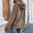 thumbnail image 3 of Vedolay Womens Tops Women's Oversized Long Sleeve Shirts Pullover Crewneck Sweatshirts Casual Tops,Brown XL, 3 of 5