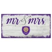 Orlando City SC 6'' x 12'' Mr. & Mrs. Script Sign