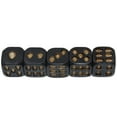 thumbnail image 3 of Dados de hueso de cabeza, 5 piezas Dados de esqueleto de hueso de cabeza D Dados de Halloween confiables y duraderos, 3 of 8