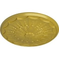thumbnail image 3 of Ekena Millwork 27 1/8"OD x 2 5/8"P Artis Ceiling Medallion, Hand-Painted Rich Gold, 3 of 5