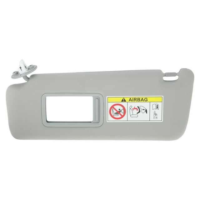 Visera de sol del lado izquierdo Unique Bargains para Lexus GX460 2010-2023 para Toyota Land Cruiser y Prado KDJ155 / KDJ150 2009-2023 Reemplazo No.74320-60D22-A0 Sombra de protección solar Gris