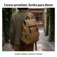 thumbnail image 5 of predolo Mochila de Lona Multifuncional Mochila de Lona Retro Resistente para Estudiantes, Viajeros, Escuela, Uso Diario, Exteriores, 5 of 5