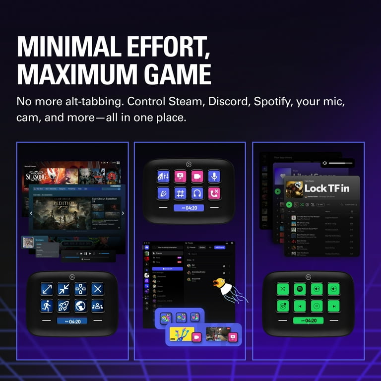 Elgato Stream Deck Neo (Black) – USB Productivity Controller, 8