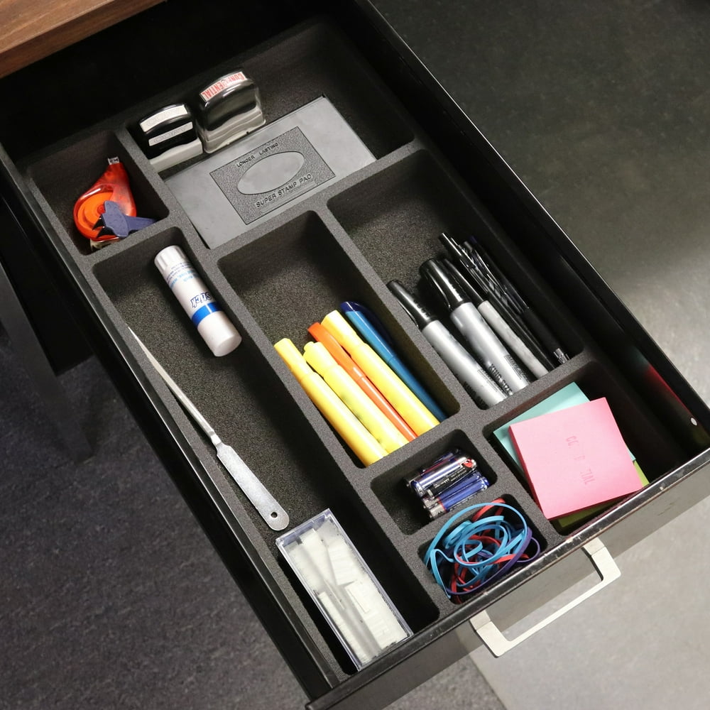 Polar Whale Desk Drawer Organizer Tray NonSlip Waterproof Insert for