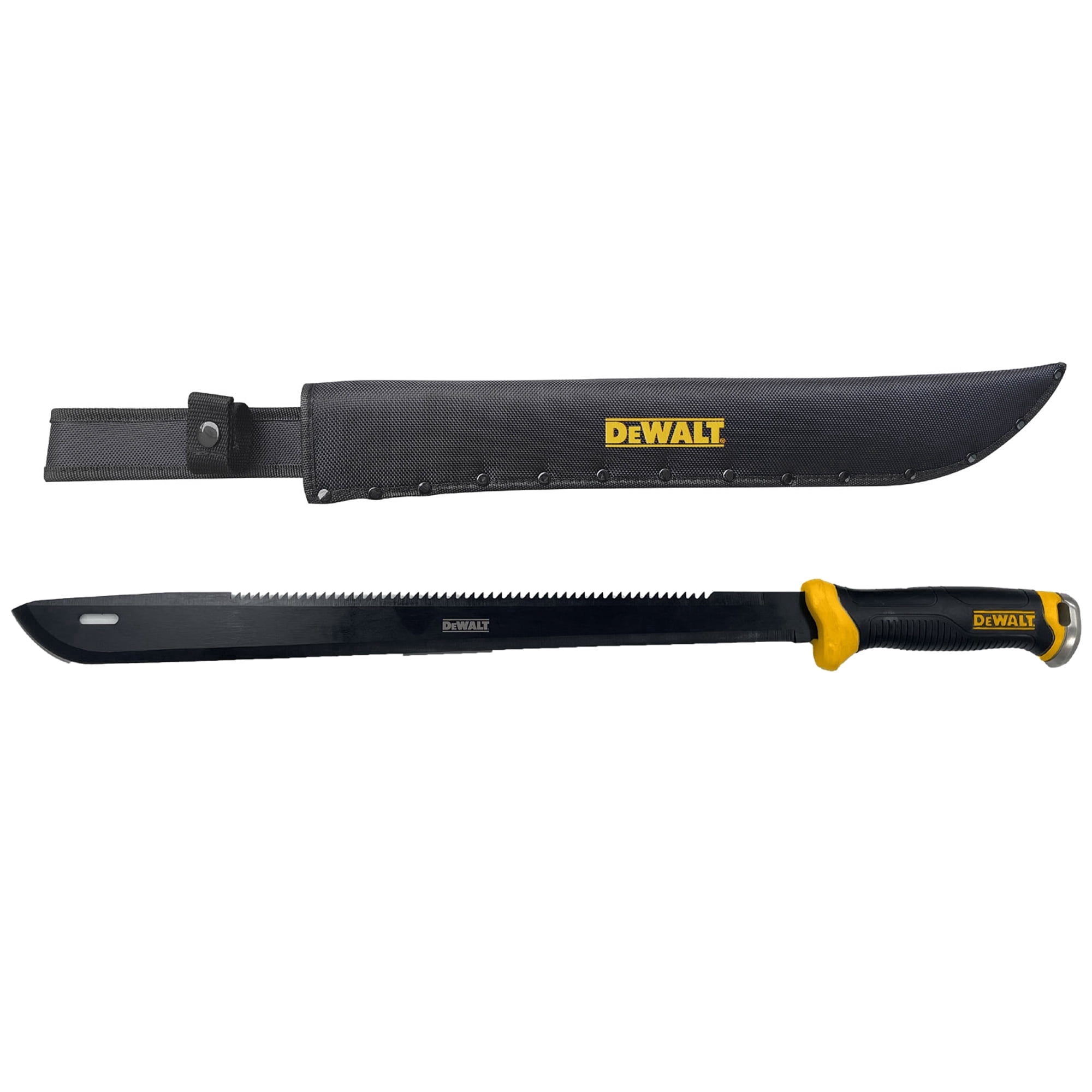 DEWALT 24 In Full Tang Stainless Steel Blade with Saw Back