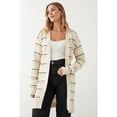 thumbnail image 1 of Dorothy Perkins Womens Striped Midi Cardigan, 1 of 1