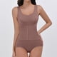 thumbnail image 1 of Body moldeador de cuerpo para mujer, color sólido, tirantes ajustables para hombros, talla grande, ajustado, levanta y moldea la cadera, mono con escote pronunciado, moldeador de nailon para mujer., 1 of 4