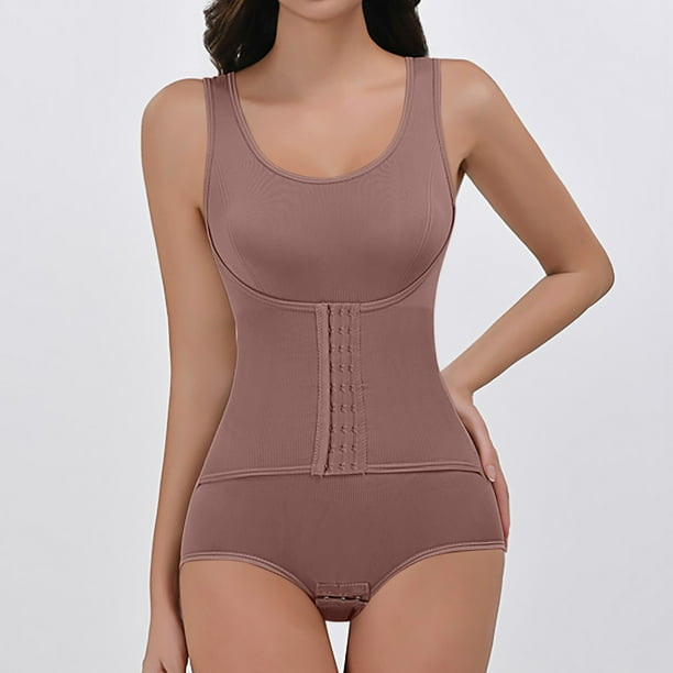 Body moldeador de cuerpo para mujer, color sólido, tirantes ajustables para hombros, talla grande, ajustado, levanta y moldea la cadera, mono con escote pronunciado, moldeador de nailon para mujer.