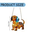 thumbnail image 3 of 2D Acrylic Dog Art Color Pendant Hanging Corgi Dog//French//window Decoration Suitable For Dog Lovers, 3 of 9