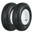 thumbnail image 1 of Yiwa 2-Pack Trailer Tires with Rims, 760 lb Capacity Tire/Wheel Assembly for Boat & Utility Trailers, 1 of 9