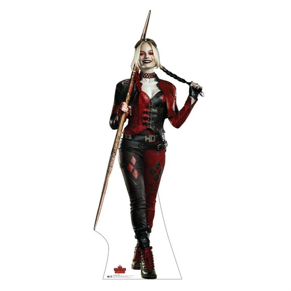 Cardboard People Harley Quinn Life Size Cardboard Cutout Standup - WB The (2021 Film)