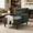 Green, variant on Eyisean 35" Chenille Indoor Upholstered Chaise Lounge Chair, Comfy Leisure Sofa with Deep Seat & Pillow, Modern Sleeper Recliner Chair with Armrest, Durable Wood Frame Sofa for Living Room, Bedroom