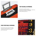 thumbnail image 4 of Travel Luggage Cover Protector - Halloween Happy C Anti-Scratch Suitcase Covers Fits 18-32 Inch Luggage, 4 of 5