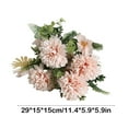 thumbnail image 3 of Specollect Clearance 5Pcs Artificial Small Ball Chrysanthemum Fake Silk Ball Flowers Bouquets Arrangements Wedding Party Decor Home Kitchen Garden Table Floral Centerpieces, 3 of 6