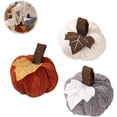 thumbnail image 1 of Mini calabazas, calabazas blancas, mini calabazas blancas, mini calabazas para manualidades, colgante de calabaza tejida, colgante de calabaza tejida en miniatura para Halloween, decoración de otoño (, 1 of 7