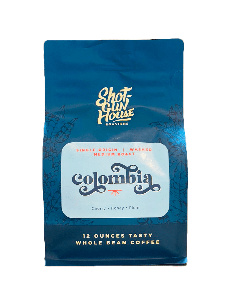 Shotgun Coffee - Colombia, Whole Bean, Medium Roast, 12oz