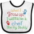 thumbnail image 3 of Inktastic Chef Like Daddy Boys or Girls Baby Bib, 3 of 4