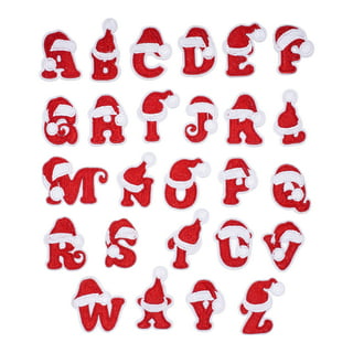 Pcapzz 26 Pcs Letters Patche Sew On or Iron on Patches Alphabet Decorative  for Clothing Hats Shoes Bags 