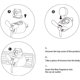 thumbnail image 3 of Ambientador de coche con forma de oso de anime Pilot, Clip de ventilación para difusor de coche, Difusor de aromaterapia, Clip de perfume Difusor de aroma para salida de aire de coche, Aromaterapia, 3 of 5
