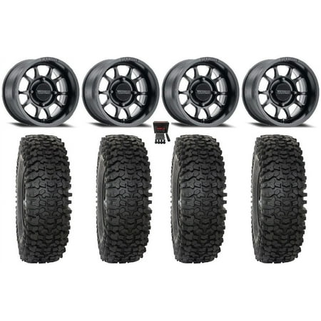 Method 409 15 Wheels Black (4+3) 35 RC500S Sticky Tires Sportsman RZR Ranger