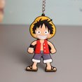 thumbnail image 4 of Anime One Piece Keychain Double Sided Monkey D Luffy Chopper Model Soft Adhesive Backpack Pendant Originality Kids Gifts Toy, 4 of 7