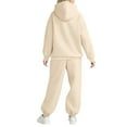thumbnail image 3 of 2 Piece Sets for Women Fall 2025 Sweatsuits Outfits Lounge Matching Hoodie Set Travel Track Suits Winter Clothes Khaki 3XL, 3 of 4