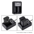thumbnail image 3 of Cargador de batería JJC LP-E6 USB de doble ranura para cámaras Canon, 3 of 9