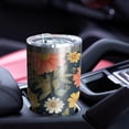 thumbnail image 4 of 30oz Pioneer Flower Tumblers Stainless Steel Tumbler with Lid and Straw,Vacuum Insulated Double Wall Travel Tumbler Cups Mug with Cleaning Brush for Coffee,Tea, 4 of 7