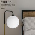 thumbnail image 3 of HEALEEP Replacement Lamp Shades White Plastic for Pendant Light 1Pcs, 3 of 8