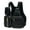 Black-2, variant on General All Purpose Life Jacket, USCG Approved Type III Life Vest, for Boating and Personal Watercraft Use