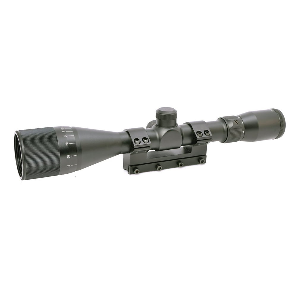 Hammers Magnum Spring Air Rifle scope 412X40AO w/ Stop Pin One Piece