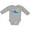 AC-Heather Grey, variant on Inktastic Blue Helicopter Boys or Girls Long Sleeve Baby Bodysuit