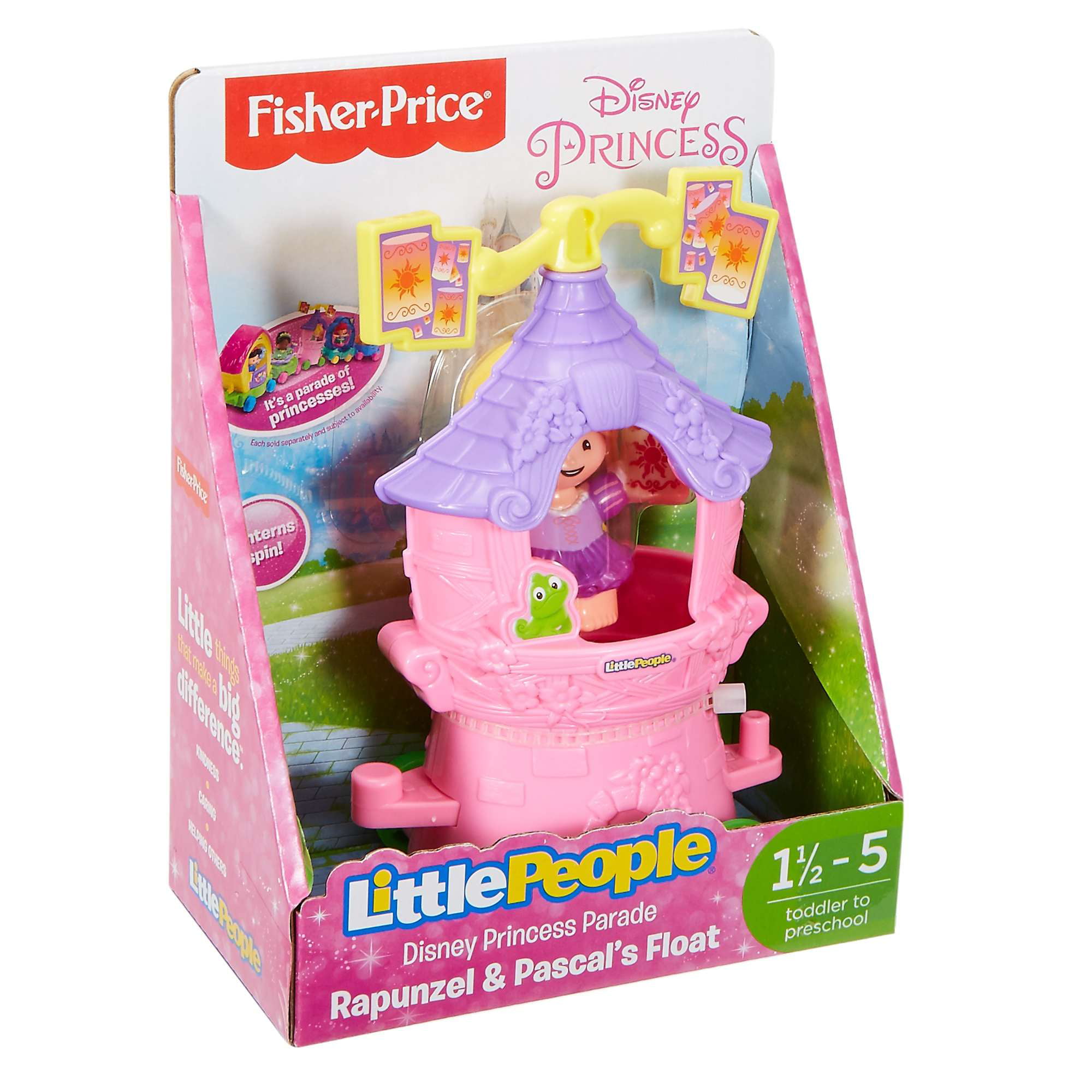 Fisher Price Little People Disney Princess GET READY WITH RAPUNZEL Set w/  Pascal