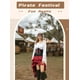 thumbnail image 3 of Disfraz de pirata Verceco para mujer, disfraz renacentista de Halloween L, 3 of 9