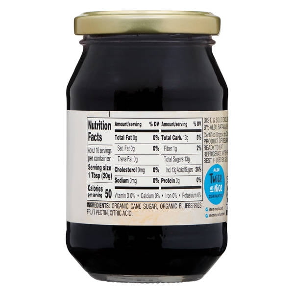 Organic Blueberry Preserves 11 oz- Pack of 3