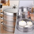 thumbnail image 4 of EeaseMX 1 juego de vaporera de alimentos, rejilla de vapor para cocina, herramienta de cocina multifunción, 4 of 7