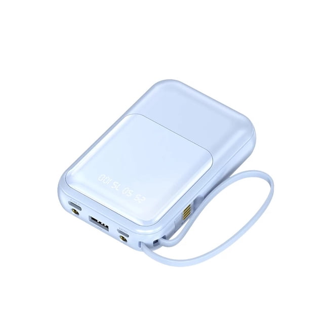 Power Bank portable battery 20000mah built-in fast charge with 4-wire digital display external Power Bank