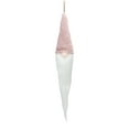 thumbnail image 2 of Northlight 24" Plush Pink and White Holiday Collections Hanging Gnome Christmas Ornament, 2 of 5