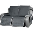 thumbnail image 1 of Housse de Sofa Inclinable, Housses de Canapé Inclinable, Housse de Canapé Inclinable à Mouvement Protecteur de Meuble avec Sangles Élastiques (2 Places, Gris Foncé, 1 of 6