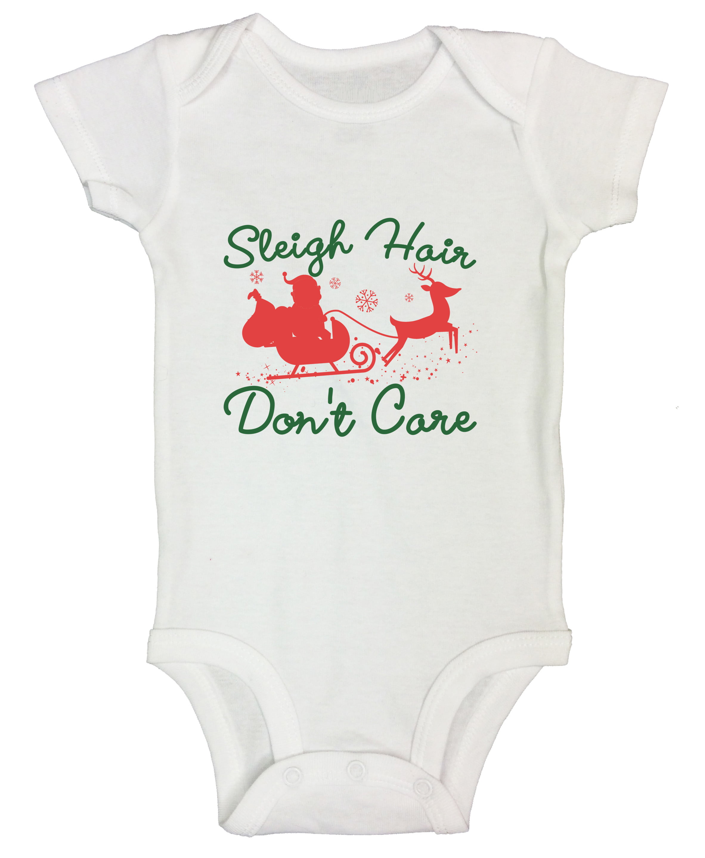Baby Boy Jumpsuit Soft Onesie Snowman and Sleigh with Gifts Romper Long Sleeve Bodysuit for Girl 